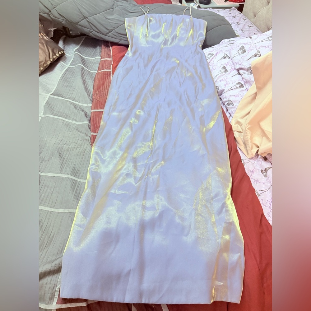Vintage Alex Evenings Strapless Litmus Effect Dress. Size 10.